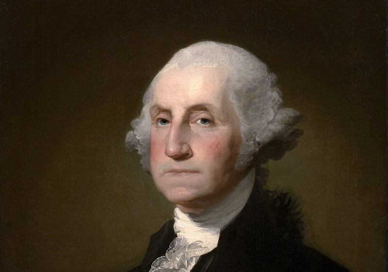 Portrait of President George Washington.
