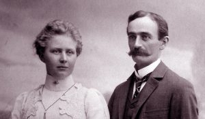 Elizabeth Christ and Frederick Trump, 1918.