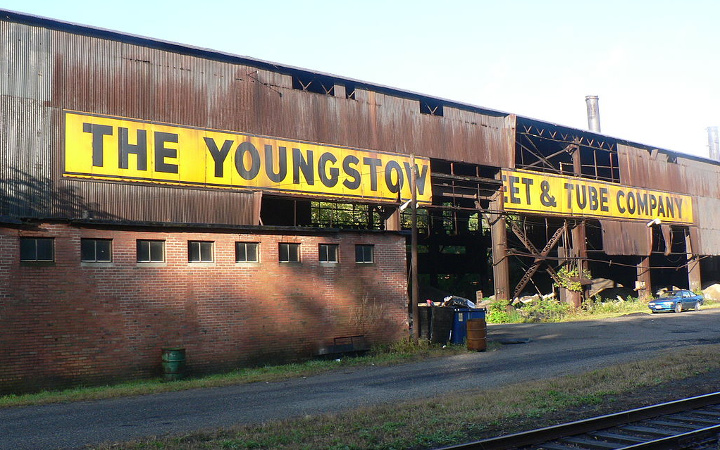 Abandoned facility of defunct Youngstown Sheet and Tube Company.