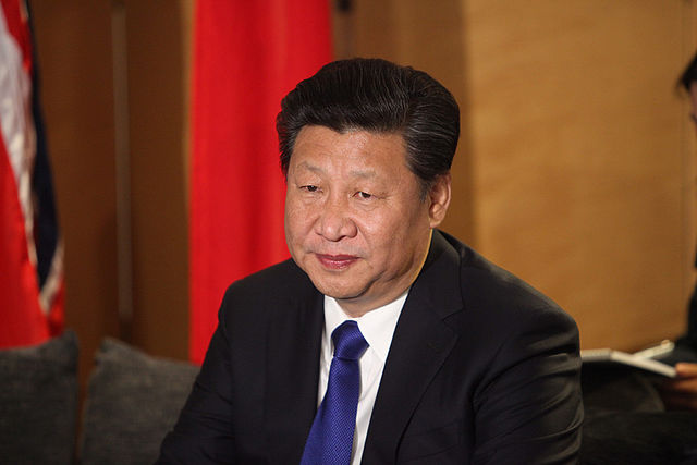 President of China, Xi Jinping arrives in London, 19 October 2015.