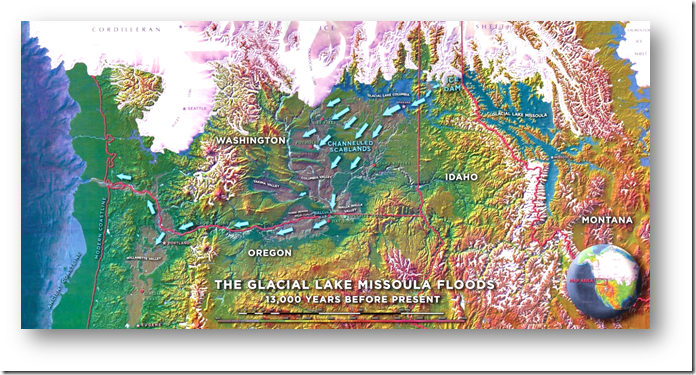 Map of the Glacial Lake Missoula floods (Tom Davis)