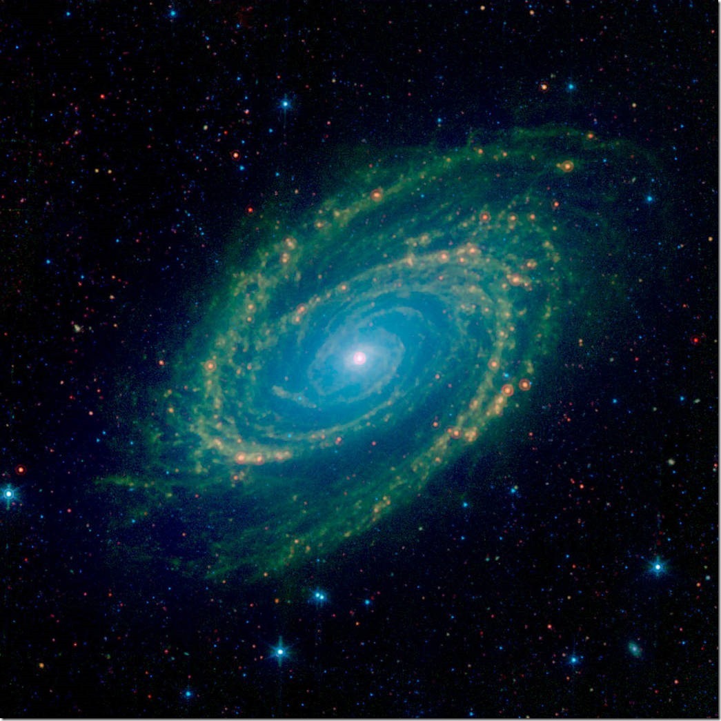 Full Infrared View of the M81 Galaxy