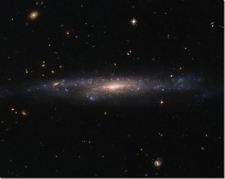 IMAGE: NASA/ESA Hubble Space Telescope image capturing UGC 477, a low surface brightness galaxy located just over 110 million light-years away in the constellation of Pisces (The Fish). Credit: ESA/Hubble & NASA Acknowledgement: Judy Schmidt