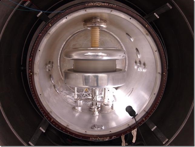 This is the apparatus for measuring the Neutron's EDM. Credit: University of Sussex
