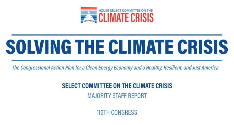 Select House Members push “Climate Crisis” Action Plan