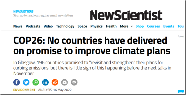 Tidak Ada Negara yang Menepati Janji untuk Meningkatkan Rencana Iklim – Apakah Anda Menyukainya?